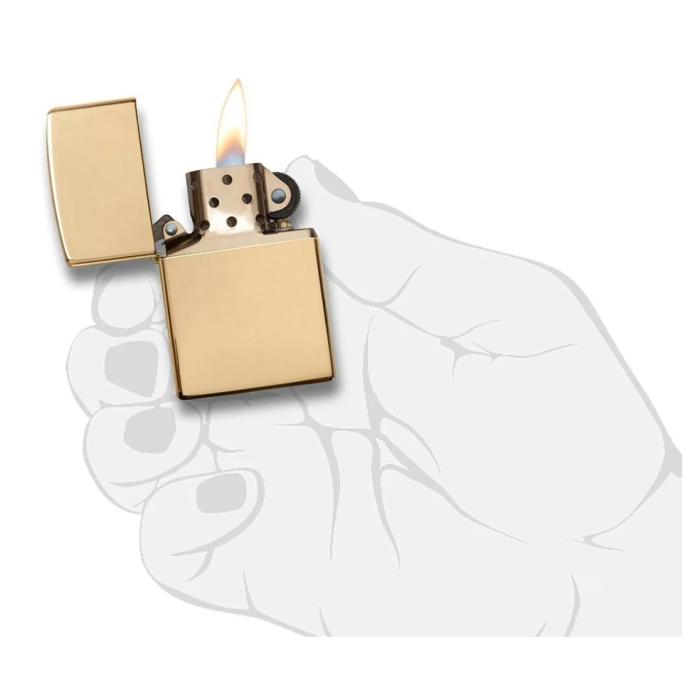 Αναπτήρας Zippo 254B Classic High Polish Brass SKU-85956