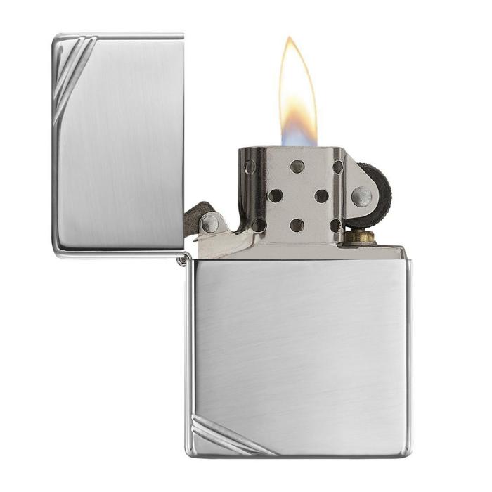 Αναπτήρας Zippo High Polish Chrome Vintage with Slashes SKU-85957