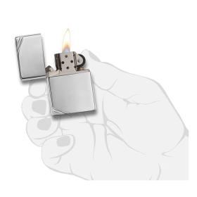 Αναπτήρας Zippo High Polish Chrome Vintage with Slashes SKU-85957