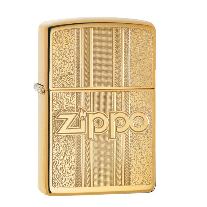 Αναπτήρας Zippo High Polish Brass Pattern Design SKU-85959