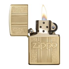 Αναπτήρας Zippo High Polish Brass Pattern Design SKU-85959