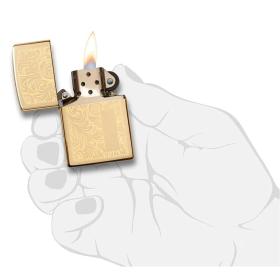 Αναπτήρας Zippo 352B Regular Brass Venetian SKU-85961