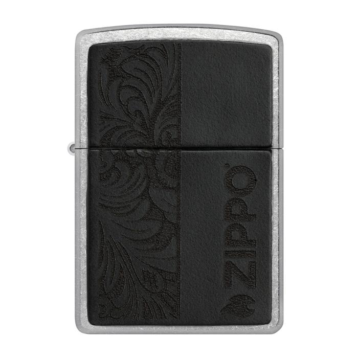 Αναπτήρας Zippo Black Leather Emblem Zippo Design SKU-85962