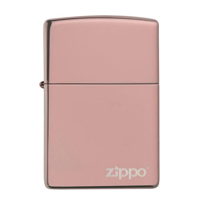 Αναπτήρας Zippo Classic High Polish Rose Gold Logo SKU-85965