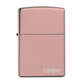 Αναπτήρας Zippo Classic High Polish Rose Gold Logo SKU-85965