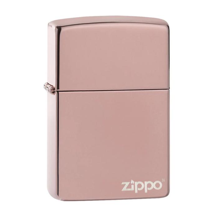 Αναπτήρας Zippo Classic High Polish Rose Gold Logo SKU-85965