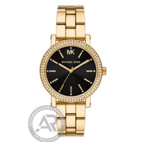 Γυναικείο Ρολόι MICHAEL KORS Corey με Μαύρο Καντράν SKU-85790