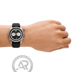 Ανδρικό Ρολόι EMPORIO ARMANI Racer με Μαύρο Καντράν SKU-85780