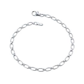 Ανδρικό Βραχιόλι Λευκόχρυσος K9 SKU-85286