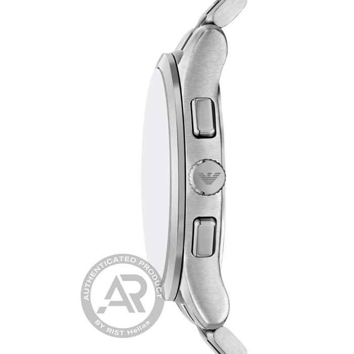 Ανδρικό Ρολόι EMPORIO ARMANI Dario με Μπλέ Καντράν SKU-85182