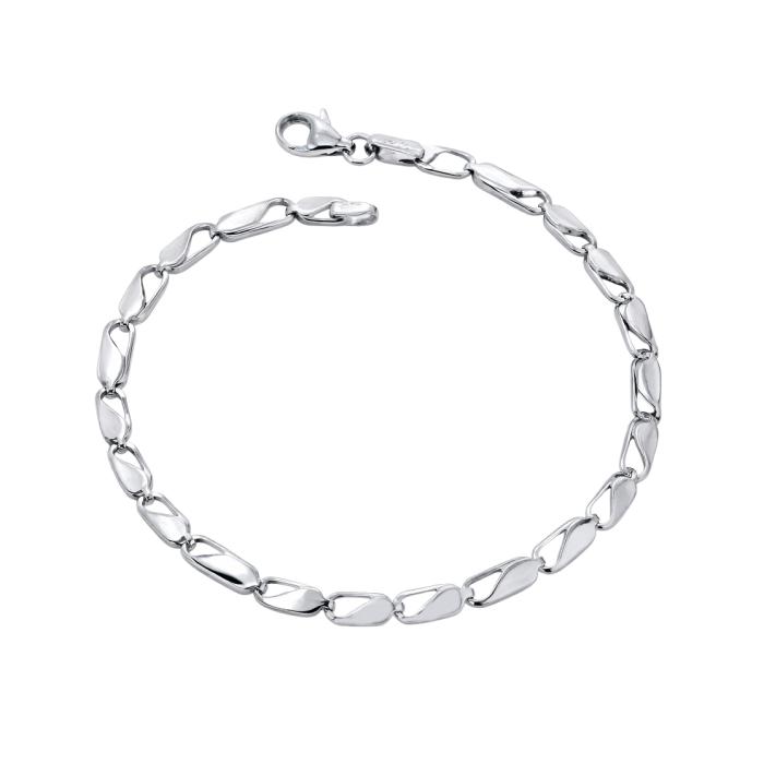 Βραχιόλι Λευκόχρυσος K9 SKU-85284