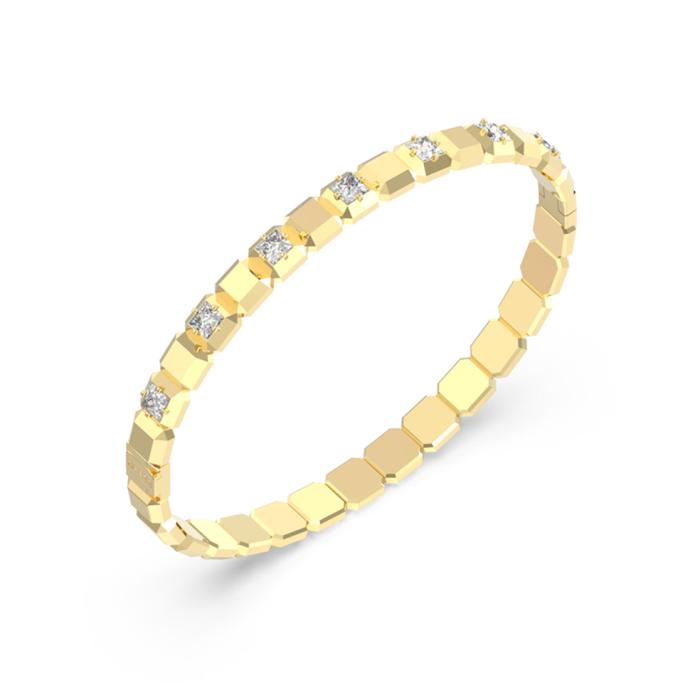 Βραχιόλι Χειροπέδα GUESS Ace Of Diamonds Ανοξείδωτο Ατσάλι & Ζιργκόν SKU-85190