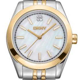Γυναικείο Ρολόι DKNY Nolita Midi με Δίχρωμο Μπρασελέ SKU-85183