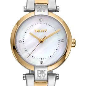 Γυναικείο Ρολόι DKNY Essential Mini με Δίχρωμο Μπρασελέ SKU-85184