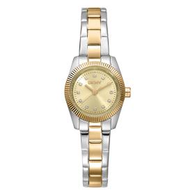 Γυναικείο Ρολόι DKNY Mini με Δίχρωμο Μπρασελέ SKU-85784