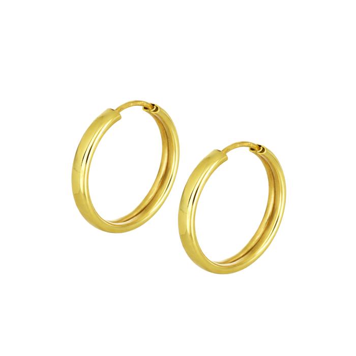 Σκουλαρίκια Κρίκοι Χρυσός K9 SKU-85855