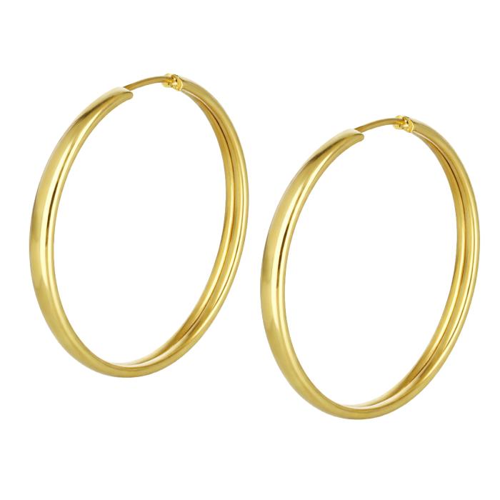 Σκουλαρίκια Κρίκοι Χρυσός K9 SKU-85857