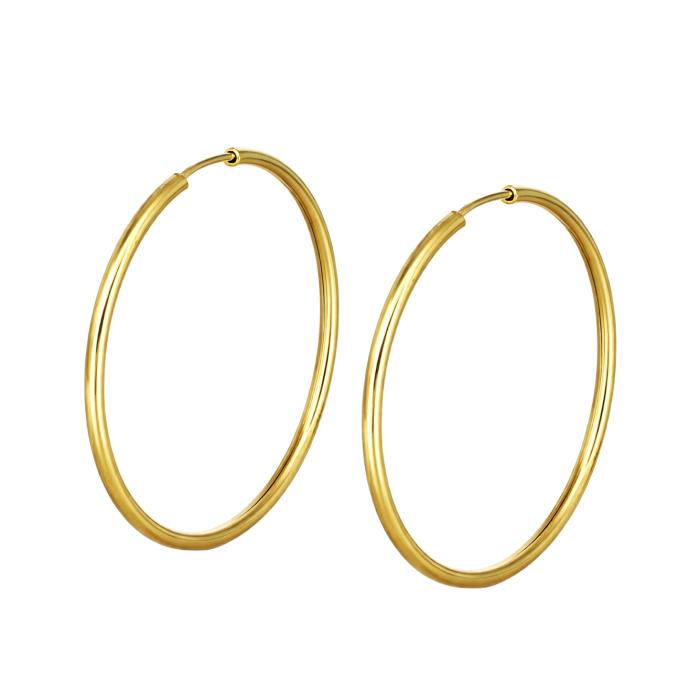 Σκουλαρίκια Κρίκοι Χρυσός K9 SKU-85858