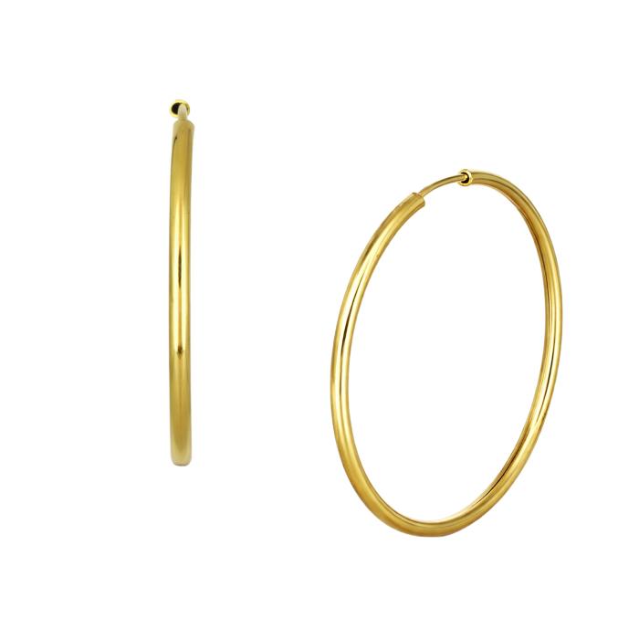 Σκουλαρίκια Κρίκοι Χρυσός K9 SKU-85858