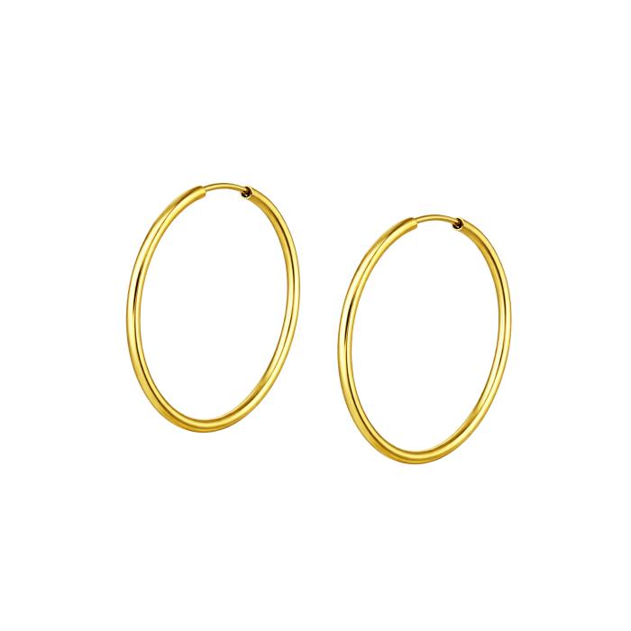 Σκουλαρίκια Κρίκοι Χρυσός K9 SKU-85860