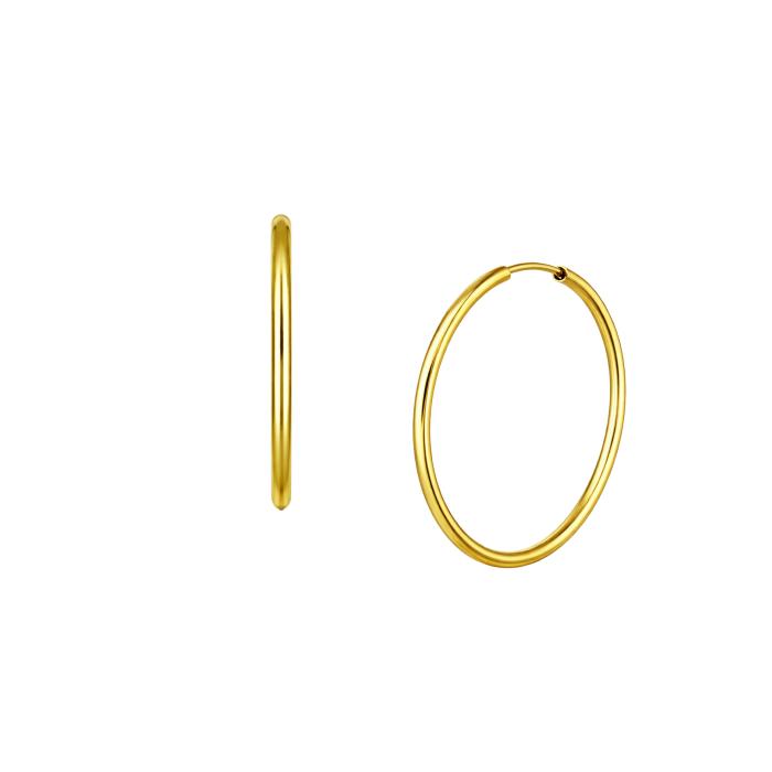 Σκουλαρίκια Κρίκοι Χρυσός K9 SKU-85860