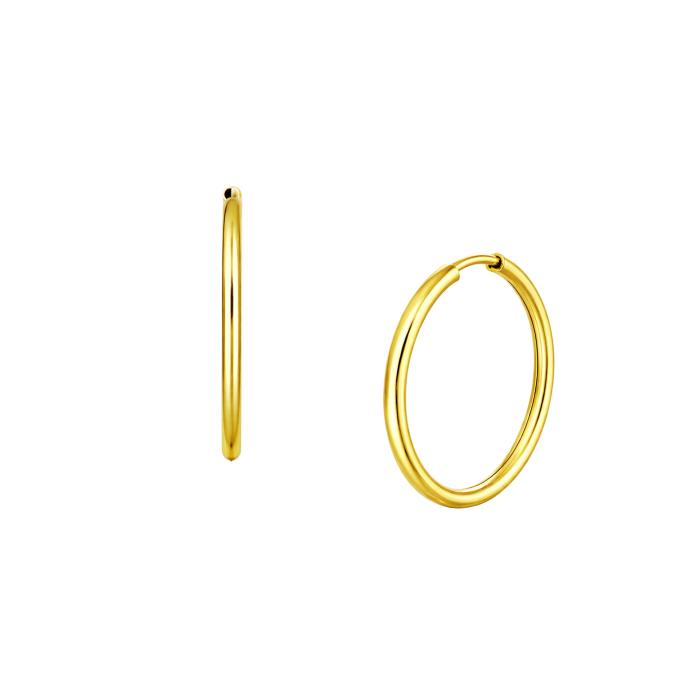 Σκουλαρίκια Κρίκοι Χρυσός K9 SKU-85861