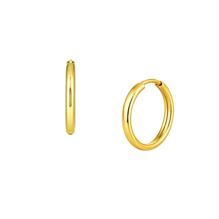 Σκουλαρίκια Κρίκοι Χρυσός K9 SKU-85862