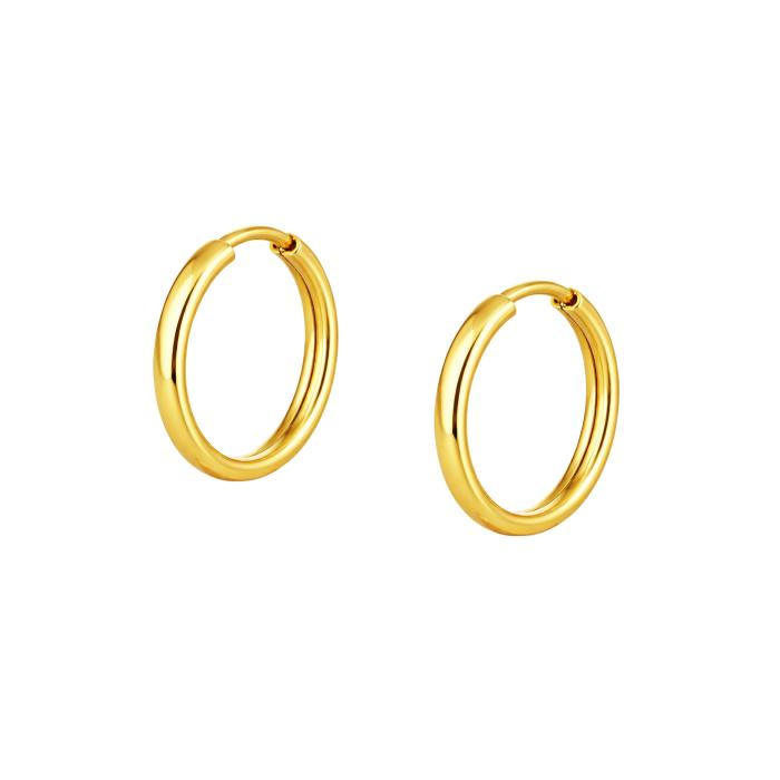 Σκουλαρίκια Κρίκοι Χρυσός K9 SKU-85862