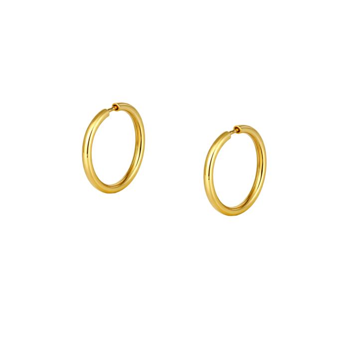 Σκουλαρίκια Κρίκοι Χρυσός K9 SKU-85865