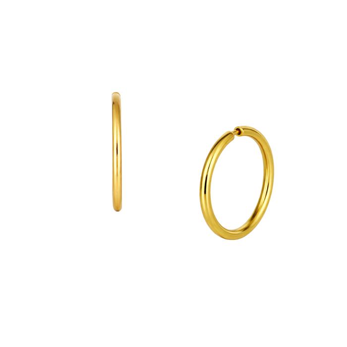 Σκουλαρίκια Κρίκοι Χρυσός K9 SKU-85866