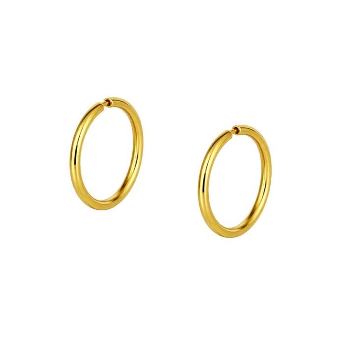 Σκουλαρίκια Κρίκοι Χρυσός K9 SKU-85866