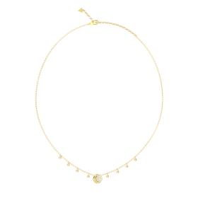 Κολιέ Guess Aurora Ανοξείδωτο Ατσάλι με Λευκά Ζιργκόν SKU-85154