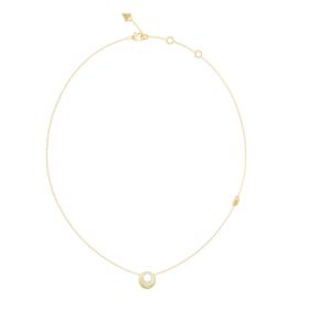 Γυναικείο Κολιέ GUESS Moon Dops Ανοξείδωτο Ατσάλι & Ζιργκόν SKU-85155