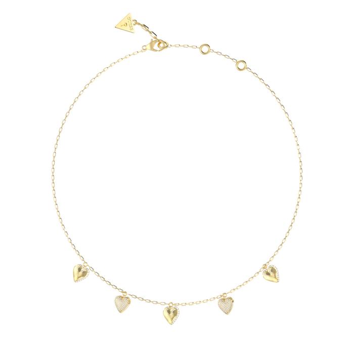 Γυναικείο Κολιέ GUESS Καρδιές Steel By Your Side SKU-85223