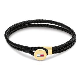 Ανδρικό Βραχιόλι TOMMY HILFIGER από Δέρμα & Ανοξείδωτο Ατσάλι SKU-85239