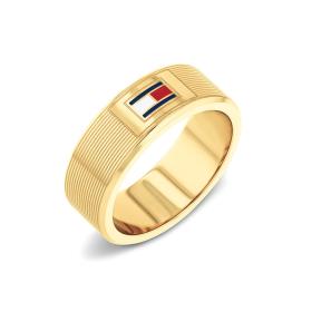 Ανδρικό Δαχτυλίδι TOMMY HILFIGER από Επιχρυσωμένο Ατσάλι SKU-85244
