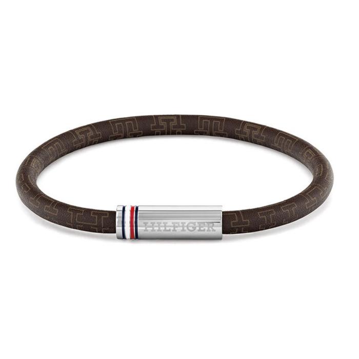 Ανδρικό Βραχιόλι TOMMY HILFIGER από Δέρμα & Ανοξείδωτο Ατσάλι SKU-85248