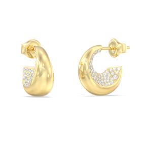 Γυναικεία Σκουλαρίκια GUESS Moon Drops με Ζιργκόν SKU-85221