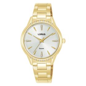 Γυναικείο Ρολόι LORUS με Ασημί Καντράν & Χρυσό Μπρασελέ SKU-85799
