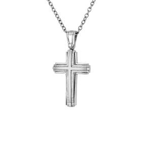 Ανδρικός Σταυρός Ασήμι 925° SKU-85707
