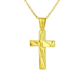 Σταυρός Ασήμι 925° Επίχρυσος SKU-85692