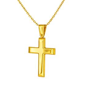 Σταυρός Ασήμι 925° Επίχρυσος SKU-85692