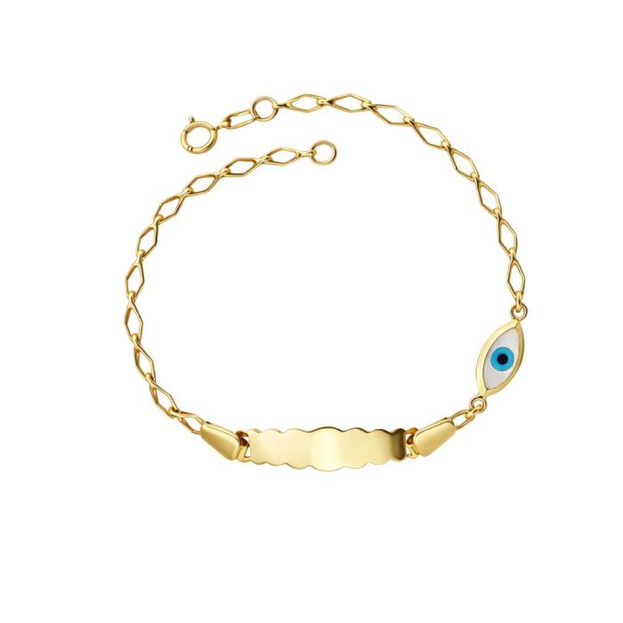 Παιδική Ταυτότητα Χρυσός Κ9 με Ματάκι SKU-85853