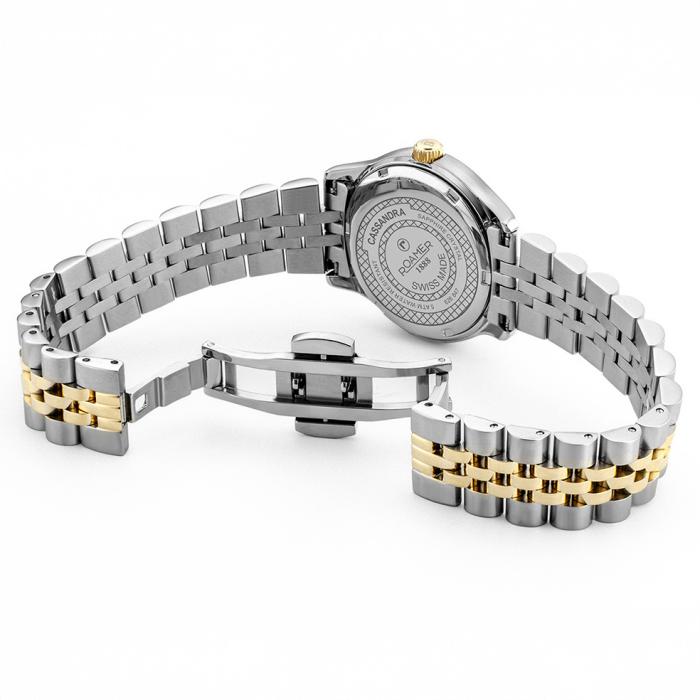 Γυναικείο Ρολόι ROAMER Cassandra Diamond με Δίχρωμο Μπρασελέ SKU-85440