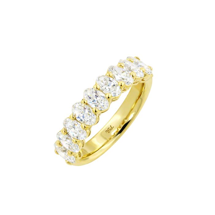Δαχτυλίδι Σειρέ με Lab Grown Διαμάντια σε Κίτρινο Χρυσό 18Κ SKU-85898