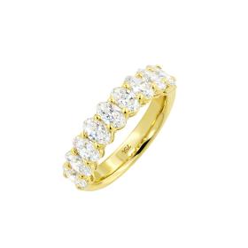 Δαχτυλίδι Σειρέ με Lab Grown Διαμάντια σε Κίτρινο Χρυσό 18Κ SKU-85898