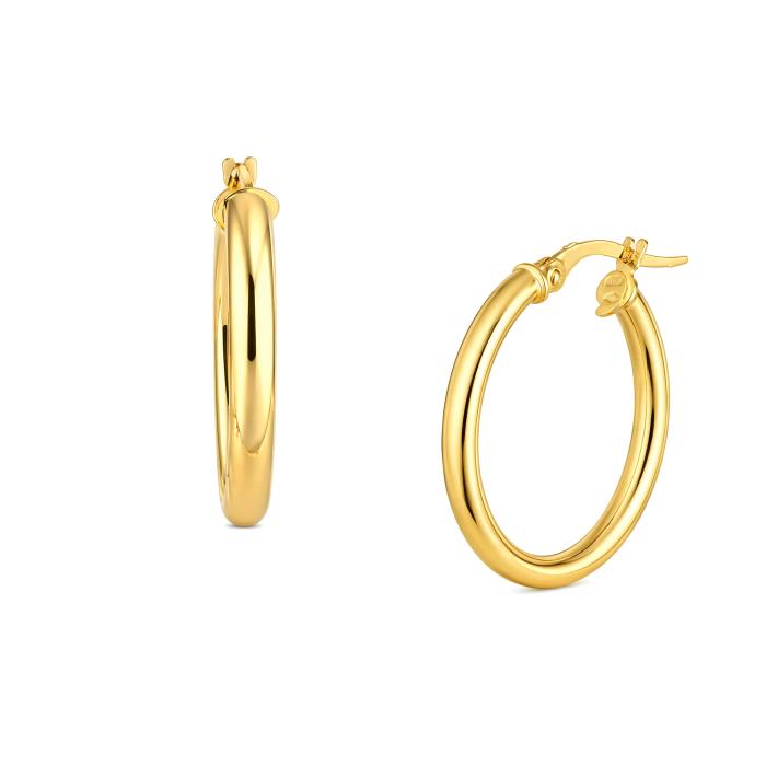 Σκουλαρίκια Κρίκοι Χρυσός K9 SKU-85307