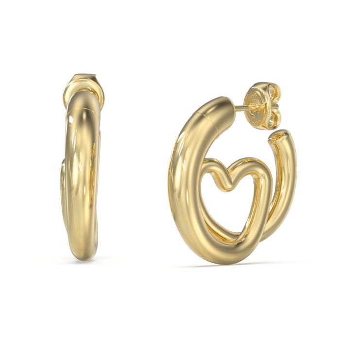 Γυναικεία Σκουλαρίκια GUESS Iconique από Ανοξείδωτο Ατσάλι SKU-85206