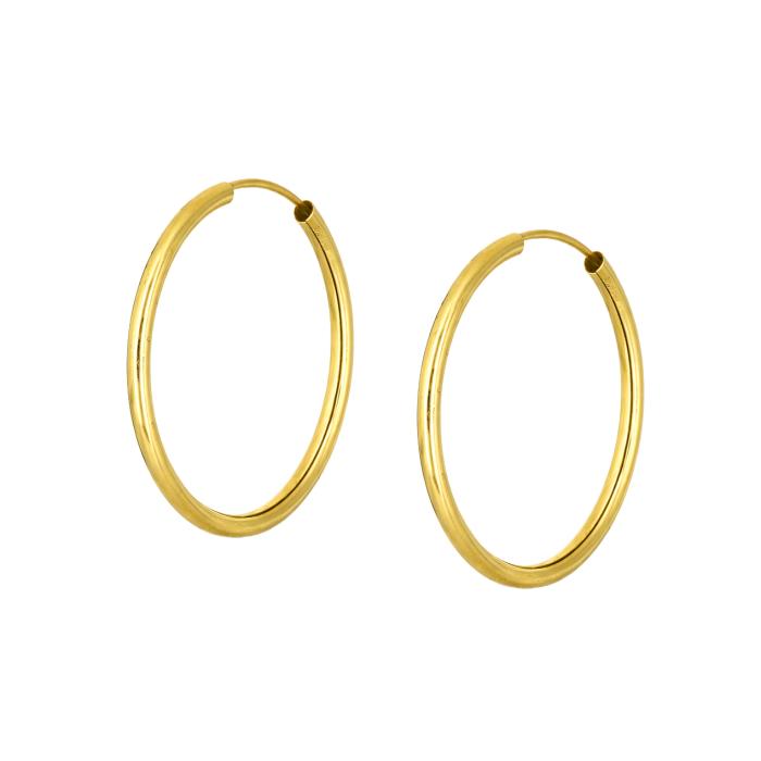 Σκουλαρίκια Κρίκοι Χρυσός K9 SKU-85301