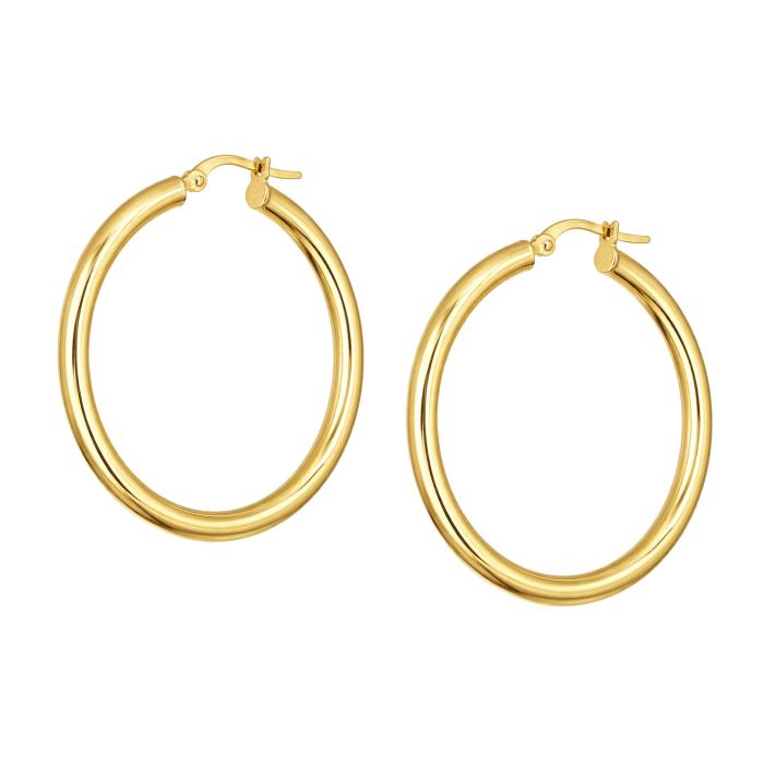 Σκουλαρίκια Κρίκοι Χρυσός K9 SKU-85306